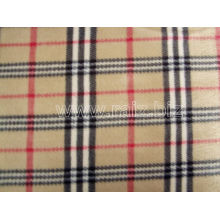 England Grid Polar Fleece Stoff